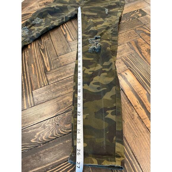 Judy Blue Jeans Camo Skinny Fit Women 5/27 Distressed Gorp Core Military Grunge - Picture 7 of 13